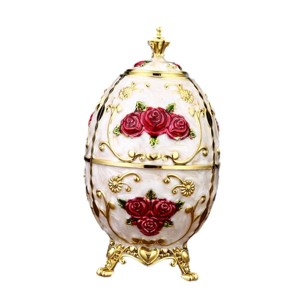 Estuche europeo para palillos de dientes, ideal para centros de mesa de fiestas. Blanco Dorado y Rojo