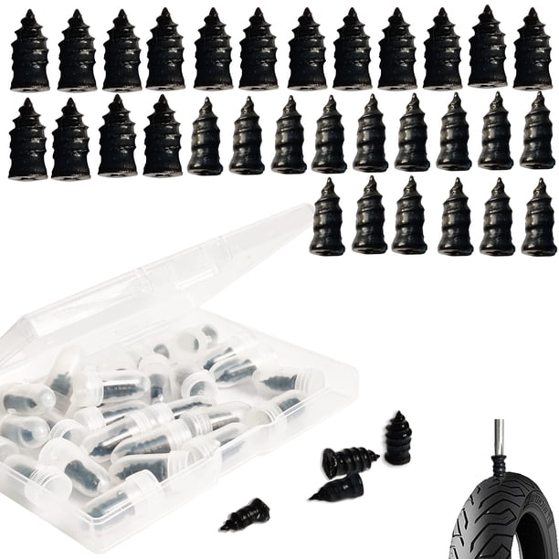 Clavos de goma para reparación de neumáticos, 30 unidades, para coche, moto, Jeep