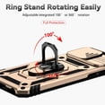 thumbnail image 2 of Estuche GANGXUN para iPhone 7 Plus/8 Plus, soporte giratorio 360°, estilo mecánico y magnético, 2 of 5