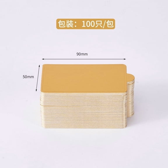 XmhyTop-A 100 Pack Mini Cake Boards Disposable Greaseproof Paper Dessert Display Trays, Cake Base for Cupcakes, Cookies and Pastries, Party Serving Trays,9*5cm,Style A05