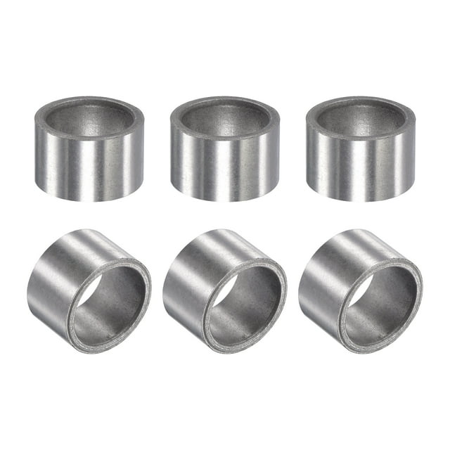 Unique Bargains Manchons 15x19x12mm Roulements Fer Fritté Auto-Lubrifiant 6 Pack