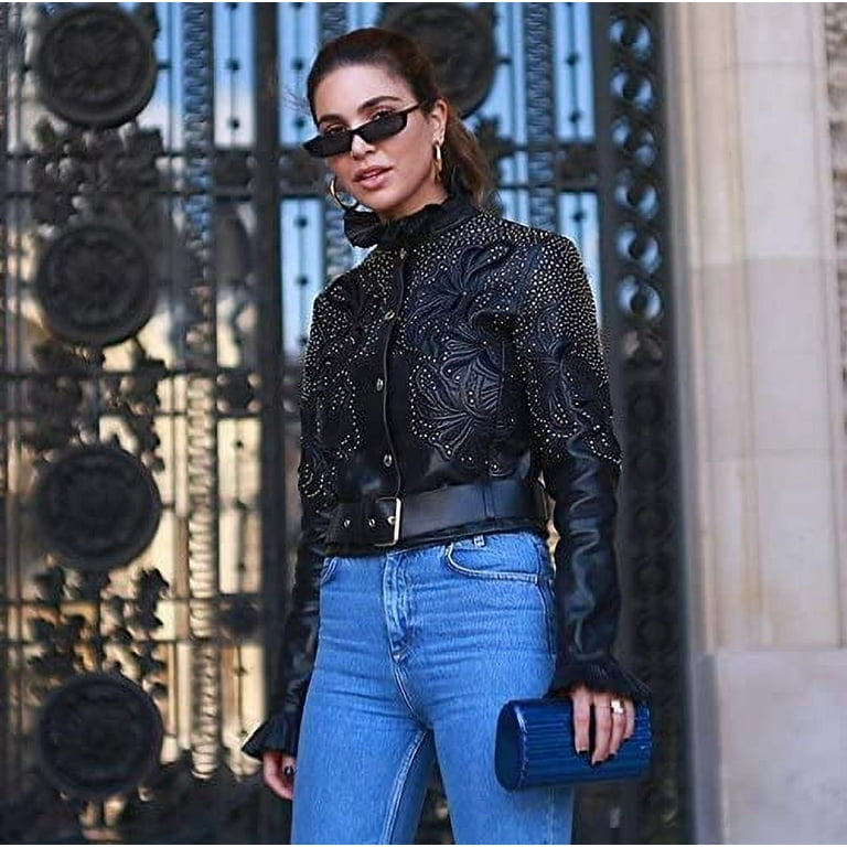 Ｙ♡ FEISEDY Vintage Square Small Sunglasses Women Acetate Frame