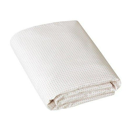 - DwellStudio Fitted Crib Sheet, Pin Dot Petal