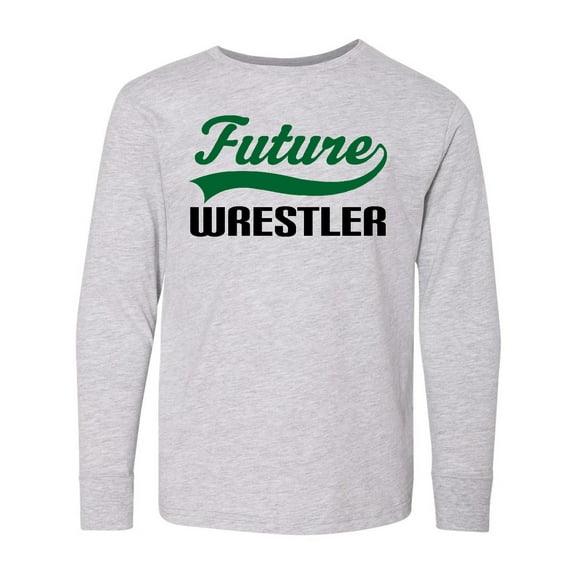 Inktastic Future Wrestler Long Sleeve Youth T-Shirt