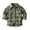 Green, variant on Toddler Button down Boys Shirt Plaid Collared Long Sleeve Shirts Lightweight Boys Fall Jacket 2-3 Years Boy Shirts