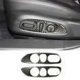 thumbnail image 1 of Pour Chevrolet Malibu 2016-2021 Véritable Fibre de Carbone pour Siège Poignée Réglable Bouton Panneau, 1 of 4