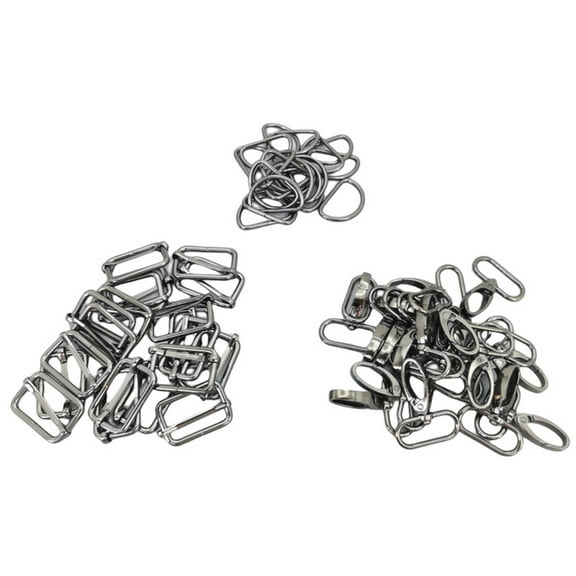Swivel Snap Hooks, Metal D Rings, Triglide Slide Buckles for DIY Handbag Purse