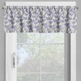 thumbnail image 2 of Ambesonne Botanical Valance Pack of 2, Spring Lavender Meadow, 42"X12", Eggshell Blue Violet, 2 of 5