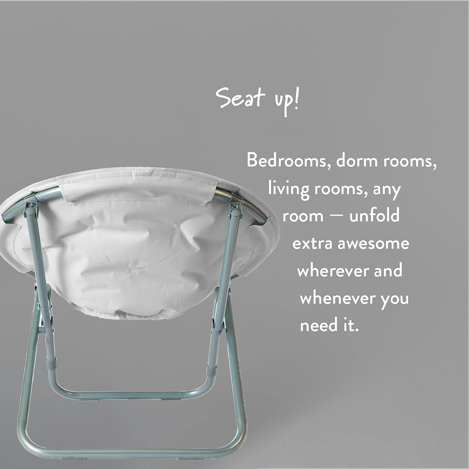 Heritage Kids Kids Micromink Saucer Chair, Available in Multiple Colors, Children