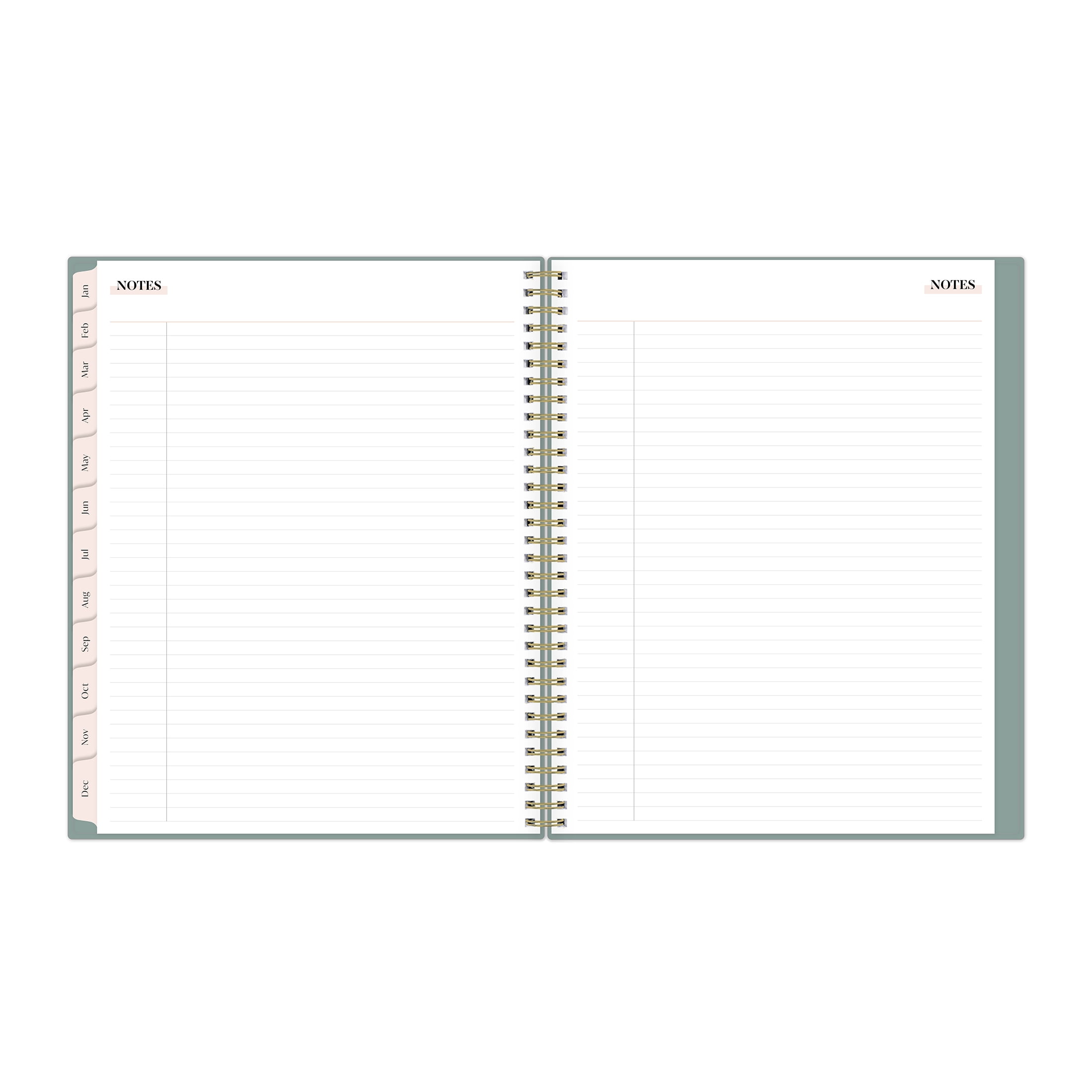 2025 Weekly Monthly Planner, 8.5x11, bossbabe for Blue Sky, Dommy Green
