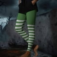 thumbnail image 6 of Tnhcen Women's Halloween Striped Yoga Pants - Soft Milk Silk Brushed Fabric Stretchy Fashionable Stripes for Workout & Casual Wear Sizes S-3XL Multiple Colors Available, 6 of 9
