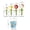 Blue, variant on HHGBAD Charming Floral Ceramic Measuring Spoons Set, Ideal Baking Tool for Every Kitchen, Perfect for Cooking and Baking Tasks, Great Gift for Home Cooks and Baking Enthusiasts, Pink