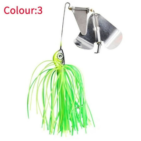 2023 tassel chatter 14.7G Flap Buzzbait Beard fishing lure spinner bait bass pike walleye COLOR 3