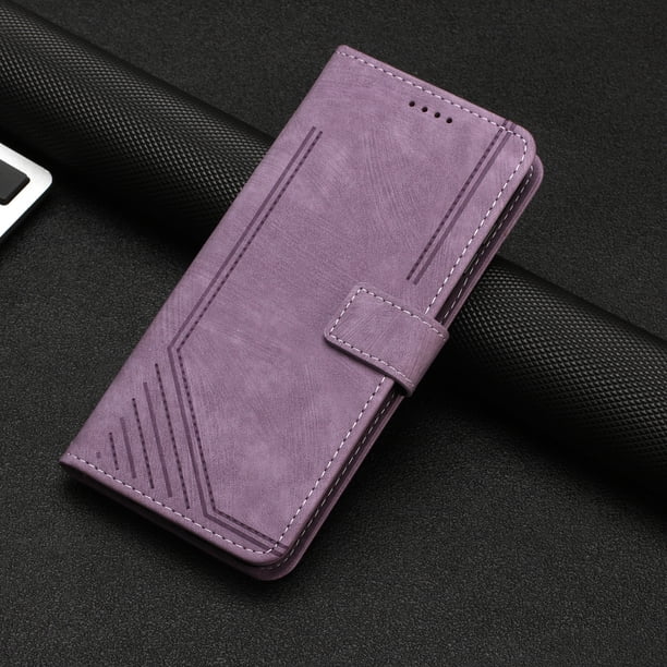 Solid Color Leather Flip Cover Phone Case With Card Slot Bracket For Motorola Moto G Stylus 2022,G Stylus 5G 2021,G Power 2022,G 2022,G Pure,G72,G62,G52,G51,G42,G41,G31,G22,Edge 2022,Edge 30,Edge 30 N