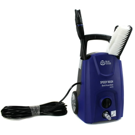 AR Blue Clean Speedy Wash 1600 PSI 1.45 GPM Electric Pressure Power Washer, Blue