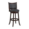 thumbnail image 1 of New Classic Furniture Bristol Swivel Bar Stool, 29-Inch, Dark Brown/Black, 1 of 4