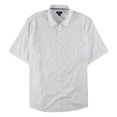 thumbnail image 1 of Alfani Mens Textured Button Up Shirt, White, XXX-Large, 1 of 1