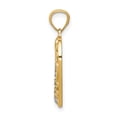 thumbnail image 2 of Finest Gold 14K Yellow & Rhodium White Polished Filigree Heart Pendant, 2 of 4