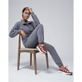 thumbnail image 2 of Women 2-Piece Quarter Zip Soft Stretch Sweatsuit  Fleece outfit, 2 of 6