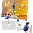thumbnail image 1 of Glow and Grow Drawing Board, Montessori LED Drawing Board – Light-Up Creativity for Kids, Creative Rewritable Acrylic LED Message Board-Come with 7 Pens, LED Drawing Tablet (12 * 8in), 1 of 7