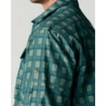 thumbnail image 4 of Banded Performance Fishing Shirt Emerald Plaid in size Large, 4 of 7