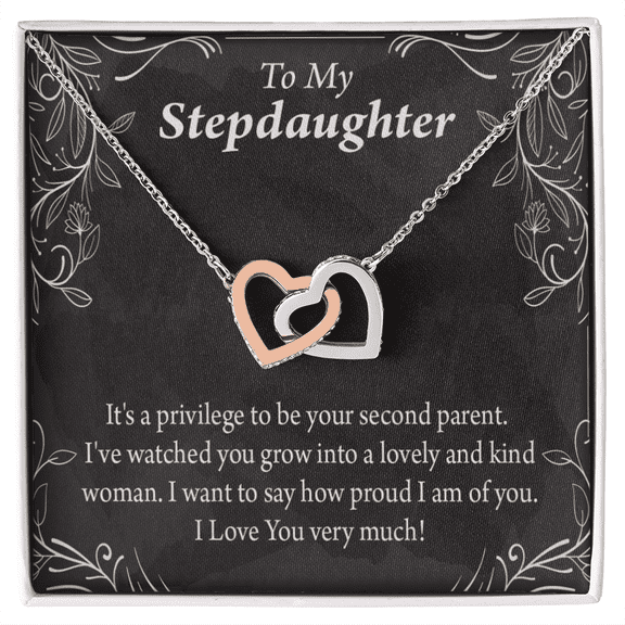 To My Stepdaughter Proud of You Inseparable Necklace