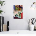thumbnail image 3 of Elephant Stock Basket With Oranges Wall Art - Vertical Canvas Wall Art - Dining Room Wall Decor - Food And Drink Canvas - Red And Blue Decor By Henri Matisse - 8" x 12", 3 of 8