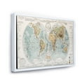 thumbnail image 3 of Designart 'Ancient World Map II' Rustic Framed Canvas Wall Art Print, 3 of 5