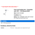 thumbnail image 2 of Fuel Level Sending Unit - Compatible with 1987 - 1993 Mazda B2600 1988 1989 1990 1991 1992, 2 of 2
