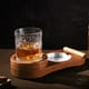 thumbnail image 2 of Juego de Ceniceros de Madera: Bandeja para Copas de Vino y Cenicero de Madera, Cenicero Extraíble para Exteriores, Regalo Ideal para las Fiestas, 2 of 5