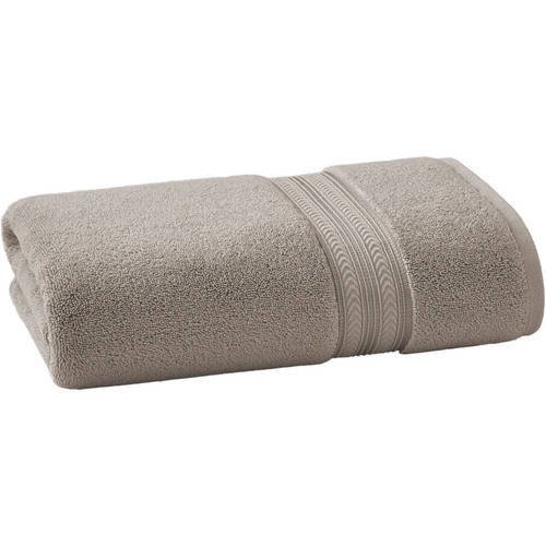 Better Homes and Gardens Thick and Plush Bath Towel, Taupe Splash