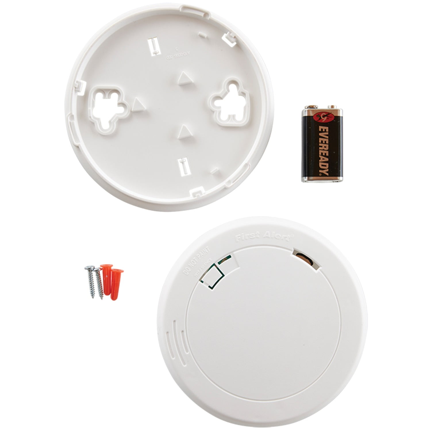 Smoke Alarm, Battery Operated Photo Sensor