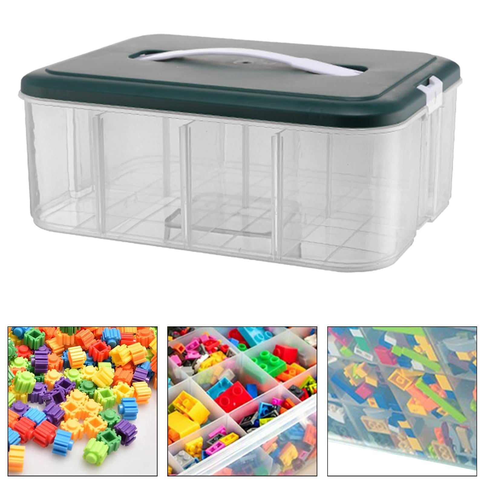 Axioma Portable Building Blocks Storage Gaming Building Blocks Container Case for Craft single layer