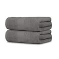 thumbnail image 5 of Dewall Maisons Luxurious Dark Grey 2-Piece Bath Sheet Set - 100% Cotton, Extra Large 35" x 70" Towels - Soft, Absorbent, Spa-Like Experience For Body, Face, Hands, 5 of 9