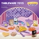 thumbnail image 3 of 33pc Play House Kitchen Toy Set Children Tea Play Set for Kids, Role Playing Toy with Dessert and Tableware, 3 of 5