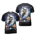 thumbnail image 3 of Happy Halloween Chinese Crested Witch Pumpkins Bats All Over Print 3D Shirt Unisex Merch Dog Lover - 13012, 3 of 6