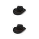 thumbnail image 4 of Qarigey Sombreros de vaquero Gorras masculinas Correas trenzadas Estilo simple Cómodo Ligereza Gorra Decorativa al aire libre Regalos de Negro M (56-58 cm) 2piezas, 4 of 6