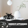 thumbnail image 4 of CRAFTHROU 1Pack Rustic Mantel Clock Plastic Bicycle Shape Time Display for Study Room, 4 of 4
