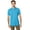 Beacon Blue, variant on Mens Solid Pique Polo With Small Pony, Blazing Orange, Large