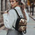 thumbnail image 3 of Eheartsgir Mystic Wolf Pattern Mini Backpack for Outdoor Work, Adjustable Strap Waterproof Handbag Polyester Lightweight Small Backpack, 3 of 8
