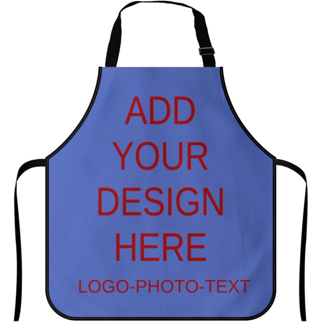 Personalized Aprons With Text Photo Logo Custom Adjustable Strap Cooking Kitchen Aprons for Men Women Gifts