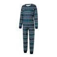 thumbnail image 3 of KOMOO Christmas Family Christmas Pajama Matching Set  Long Sleeve Reindeer Printed Pullover and Pants Xmas Pajama Sleepwear Outfit, 3 of 9