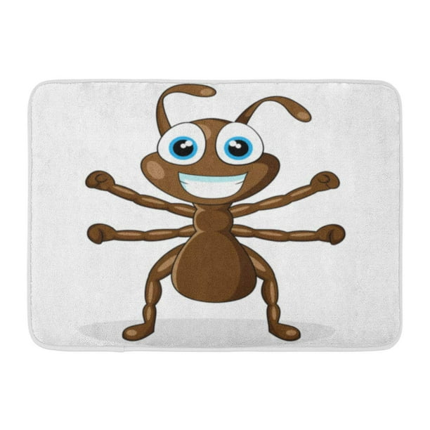 Red Bug Cute Little Brown Ant Cartoon