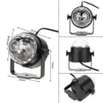 thumbnail image 2 of RGB Remote Control Mini LED Magic Ball Lamp Stage Effect Light for Disco KTV Club Bar Home Party, 2 of 10