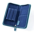 thumbnail image 3 of Leather Fountain Pen Case Large Capacity Stationery Bag Pencil Pouch 3 Divided Slots Pen Bag Pen Holder for Students, 3 of 8