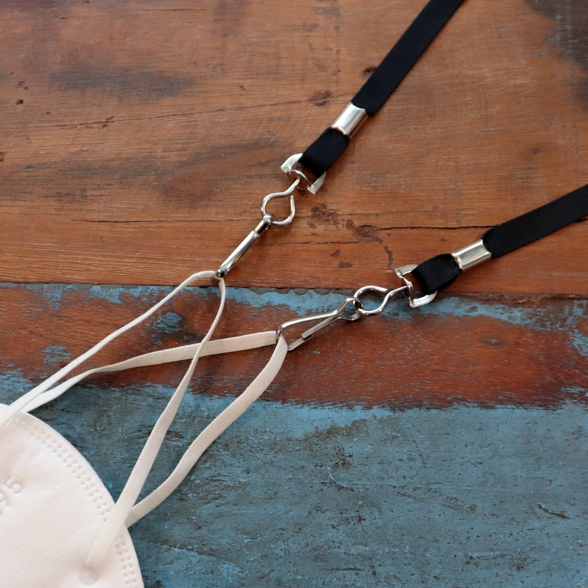 25 Pack - Antimicrobial Face Mask Lanyard with Breakaway Clasp - Made with Anti-Microbial Fabric and Nickel Plated Clips - Youth or Adult Size 25 Inch Facemask Neck Strap Badge Holder - Specialist ID