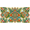 Aztec Hibiscus, variant on Picnic Table Cover with Bench Covers 60IN 5FT, Tropical Aztec Hibiscus Picnic Table & Bench Cover Set, 3-Piece Waterproof Elastic Slipcover for Outdoor Camping & Backyard BBQ