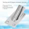 thumbnail image 4 of Marine Hand Rail Fitting, Durable Easy Installation Boat Hand Rail Fitting Base Burr Free Rectangular 316 Stainless Steel  for Inflatable Boats, 4 of 8