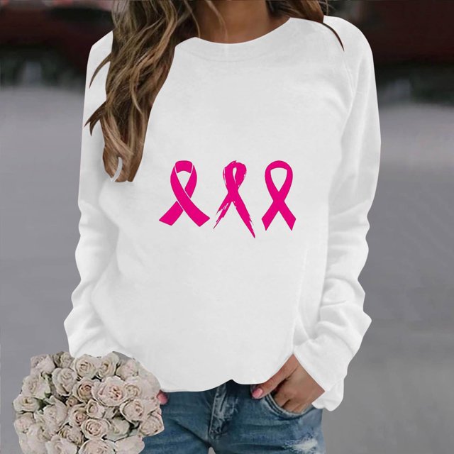 Jienlioq Corset pour Femmes Éléments de Prévention Col Rond Décontracté Imprimé Raglan Manches Longues Col Rond Chemise en Solde