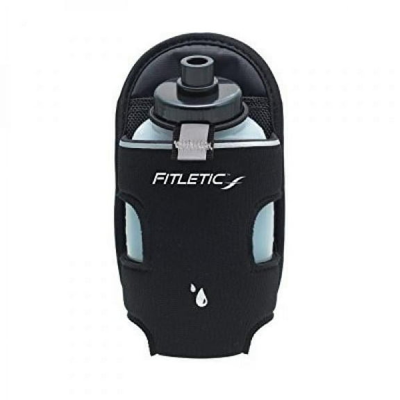 Fitletic Hydration Add-On Bottle, Black, 8 Oz/240ml/Pair